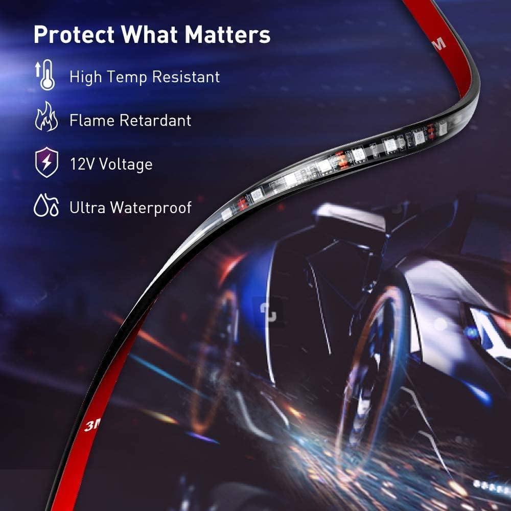 Govee Car Lights, RGBIC, Smart Interior Car Lights, APP&Remote Control