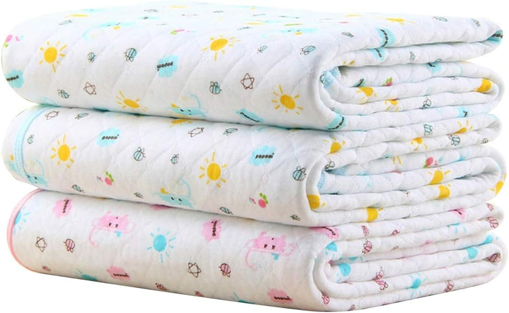 Washable Incontinence Bed Protector Reusable Tuckable Side Waterproof Pads