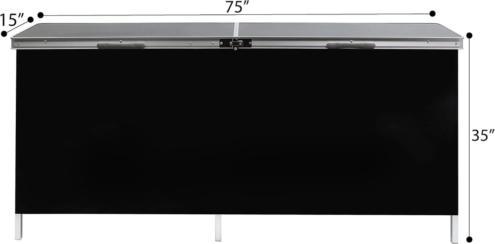 Trademark Innovations Portable Bar Table, Black