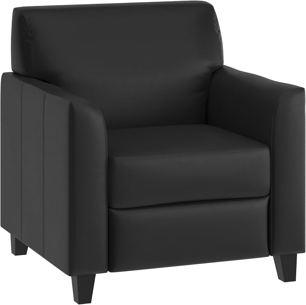 Flash Furniture Hercules LeatherSoft Chair, Black