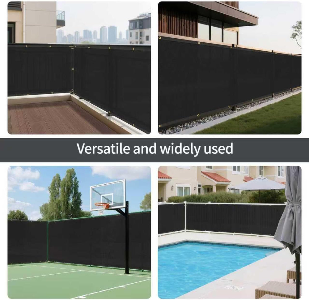 4x50ft Fence Privacy Screen for Decoration Garden(Blue and White)