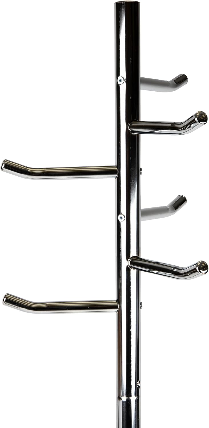 Mind Reader Freestanding Coat Rack, Multi-Hook Organizer for Office or Entryw...