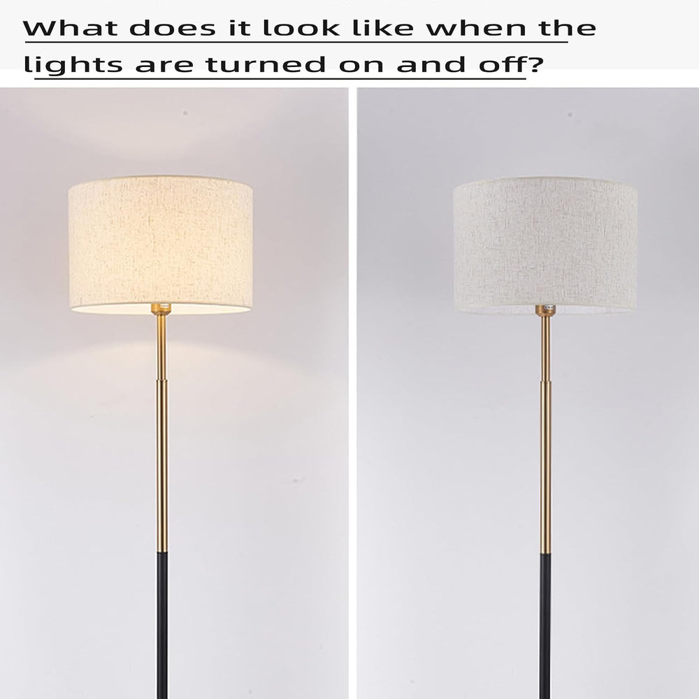 2PCS Natural linen lamp shades Modern Beige Gray Lampshade
