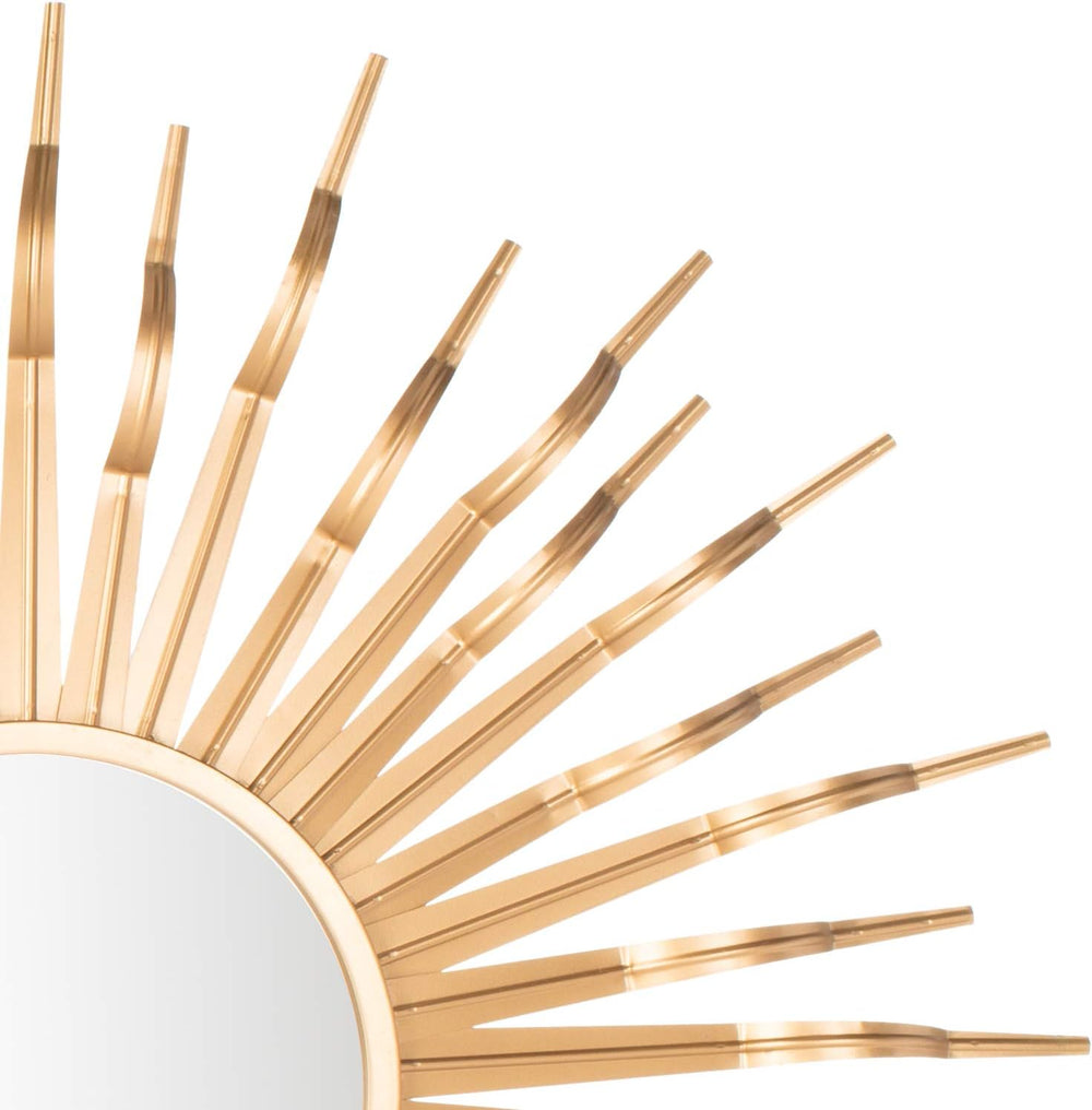 SAFAVIEH Naya Modern Sunburst Mirror, 35" MRR1034B