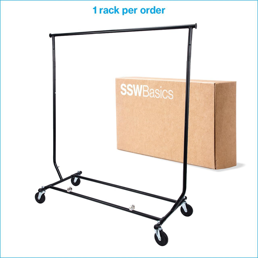 SSWBasics Rolling Collapsible Salesman Rack