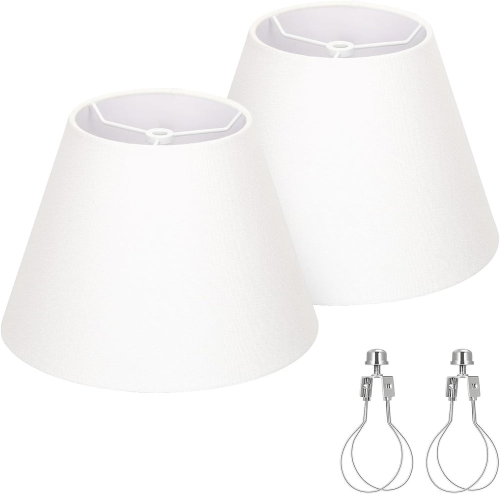 Small Lamp Shades Set of 2, 5.5" Top x 10" Bottom x 6.6" High,...