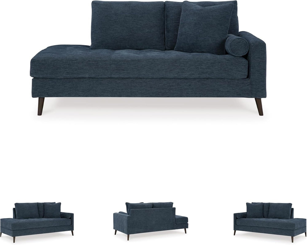 Signature Design by Ashley Bixler Mid-Century Modern Tufted Right-arm Facing ...