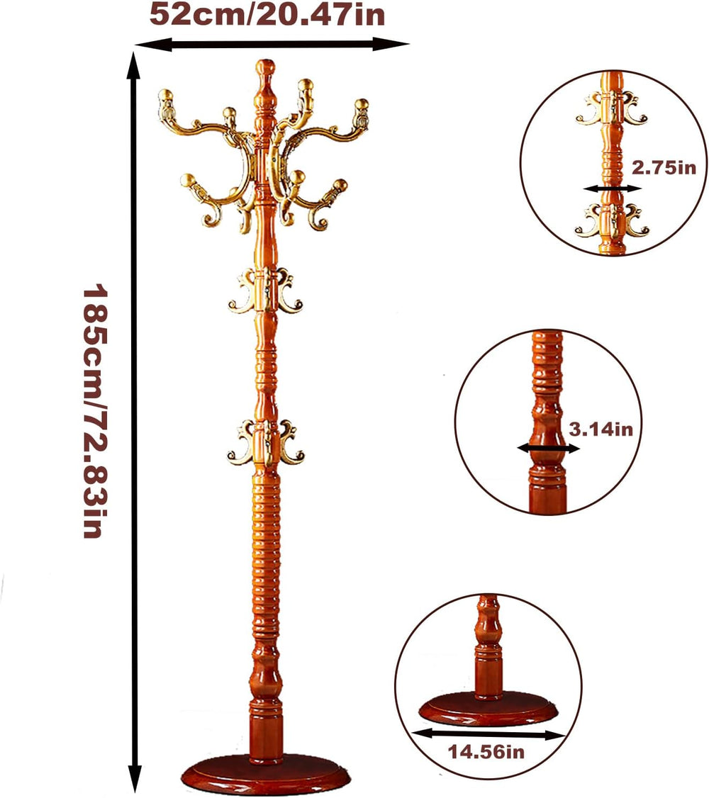 Coat Racks Free standing, Adjustable Height, Begonia