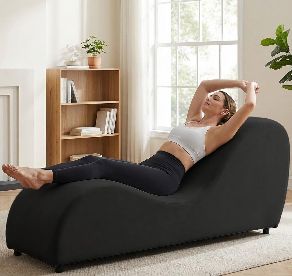 BALUS Yoga Sofa Chaise Lounge Chair for Adults Stretching Exercising, 60"...