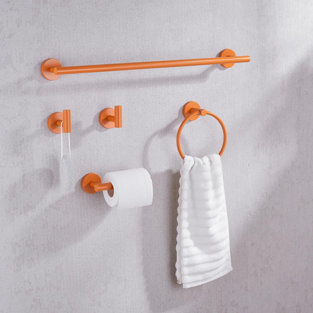 Bathroom Hardware Set,5 Pieces Bathroom Towel Bar Set,24 inch Towel Bar,Towel...