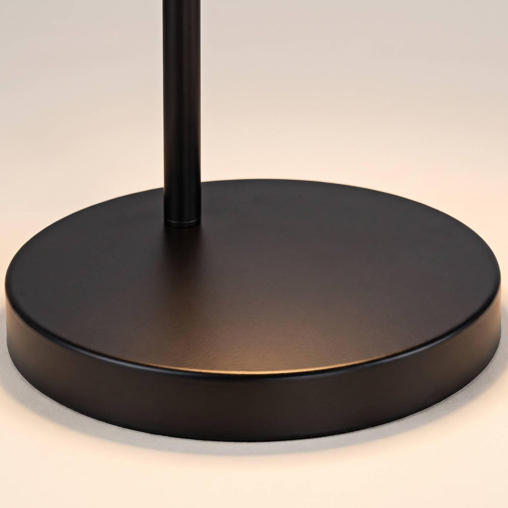 Cora 72" Tall Black Finish Modern Arc Floor Lamp