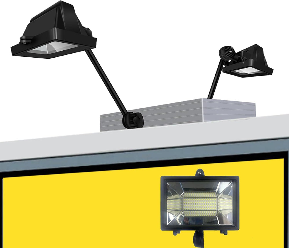Solar Sign Lights Outdoor, 120 LED 1200 Lumen Billboard Lights, Solar Sign Li...