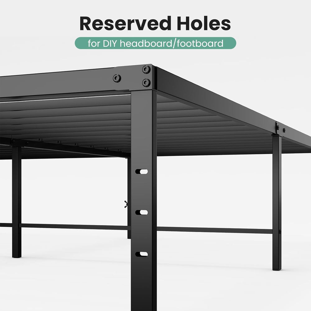 DUMOS Full Bed Frames, 18 Inch Height Metal Platform Bed Frame