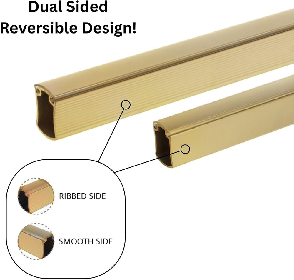 Premium hourglass closet rod - custom cut to size. Hourglass shaped wardrobe ...