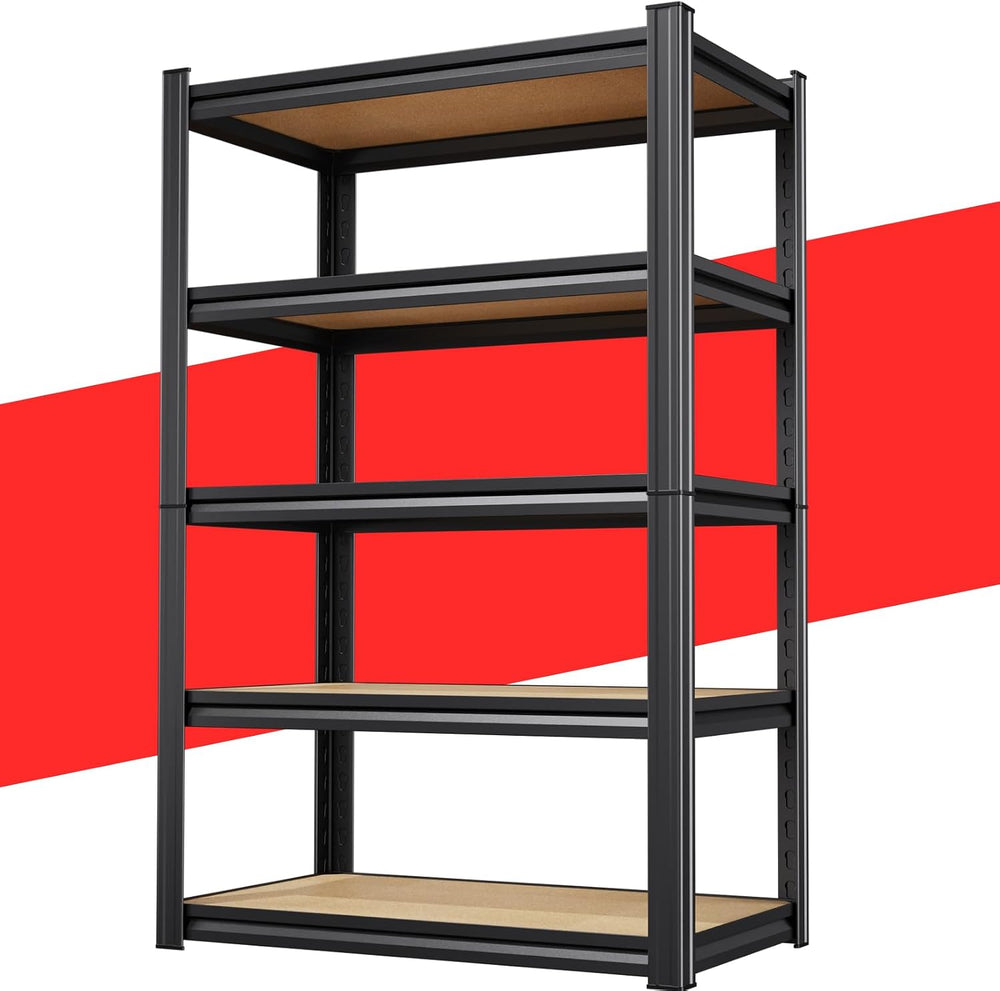 Storage shelves, Adjustable Garage Shelving,5-Tier Shelving Unit
