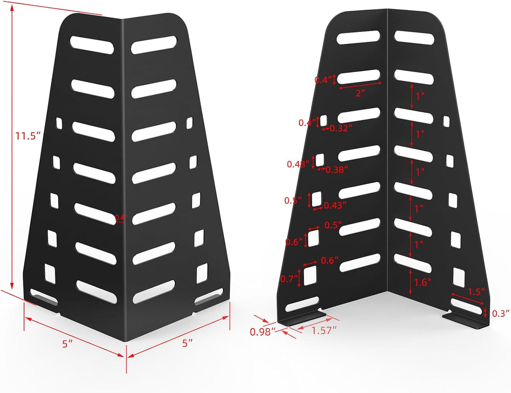 4 pcs Headboard Brackets for Metal Bed Frame