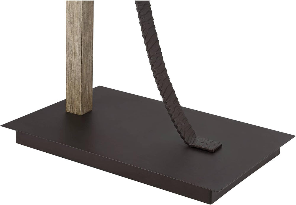 Gentry 71 1/2" Tall Bronze 2-Light Downbridge Arc Floor Lamp
