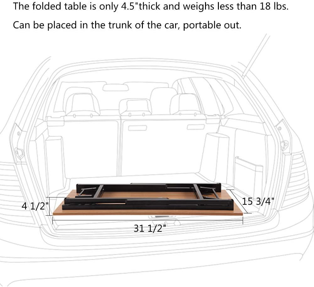 Need Small Folding Computer Desk, 31.5 Inch Writing Table, Black