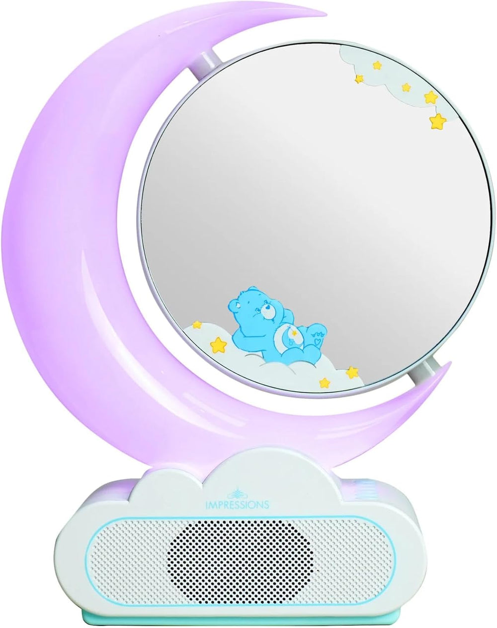 Impressions Vanity Care Bears Bedtime RGB Moon Lamp Makeup Mirror with Lights...