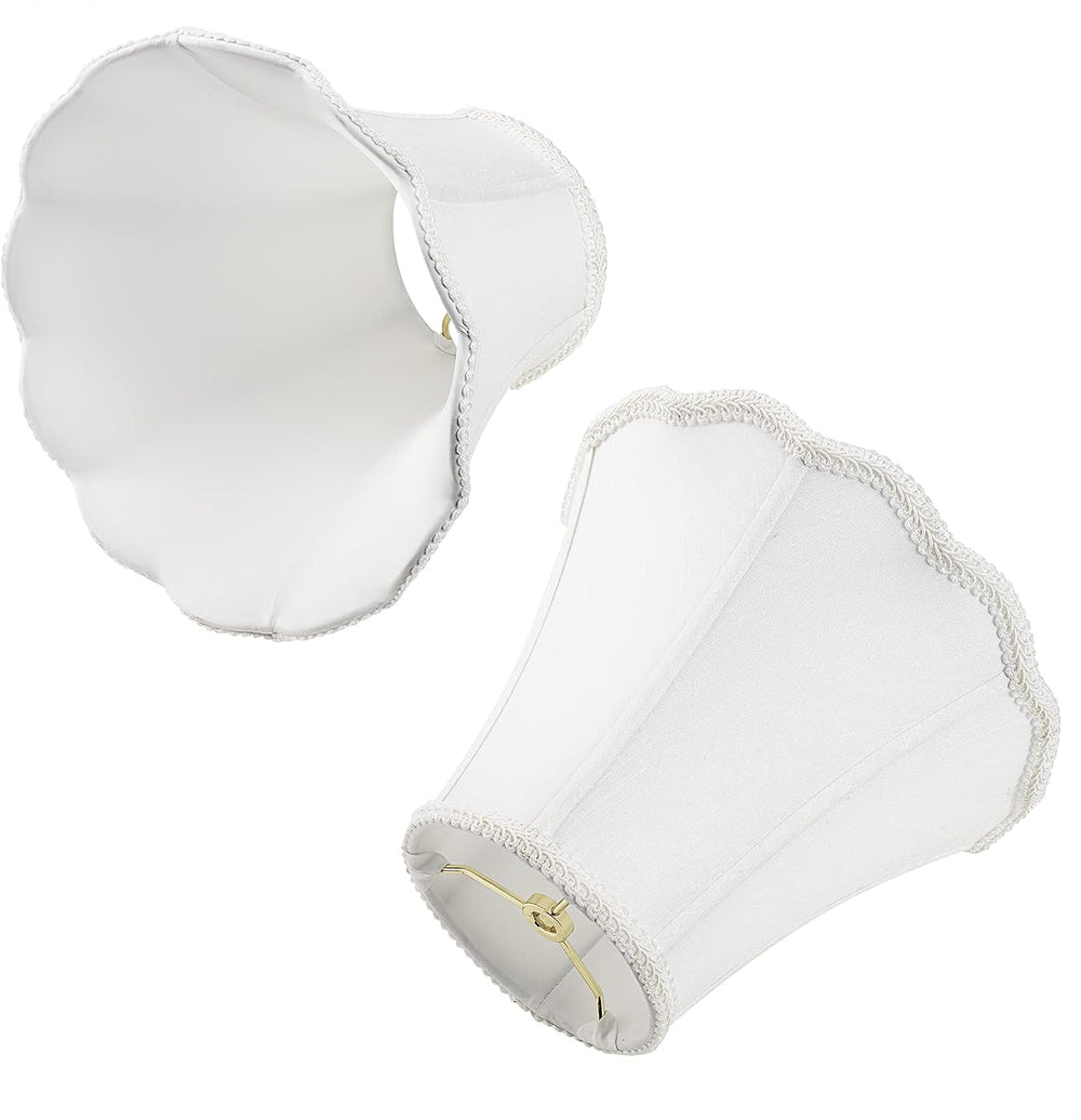 White Bell Lampshade, 5''x10''x8'', Solid Lamp Shade,...