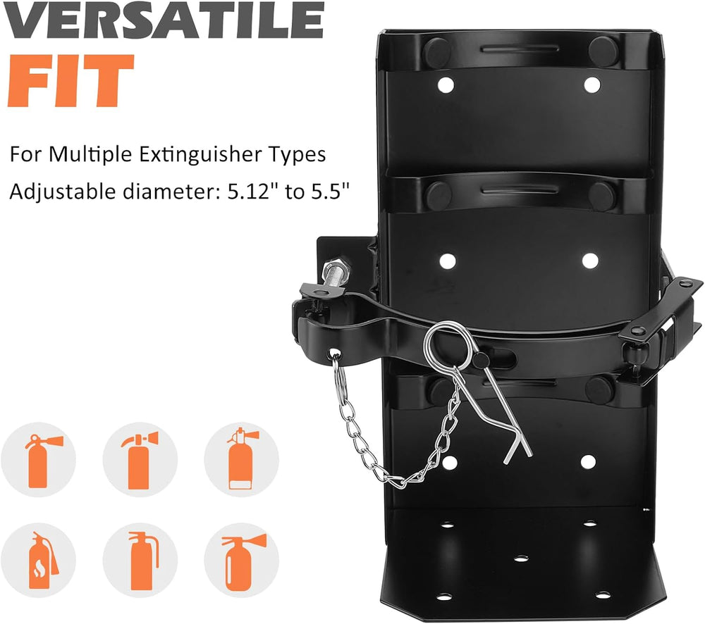 SPARKWHIZ 10 lb Dry or 5 lb CO2 Fire Extinguisher Mounting Bracket