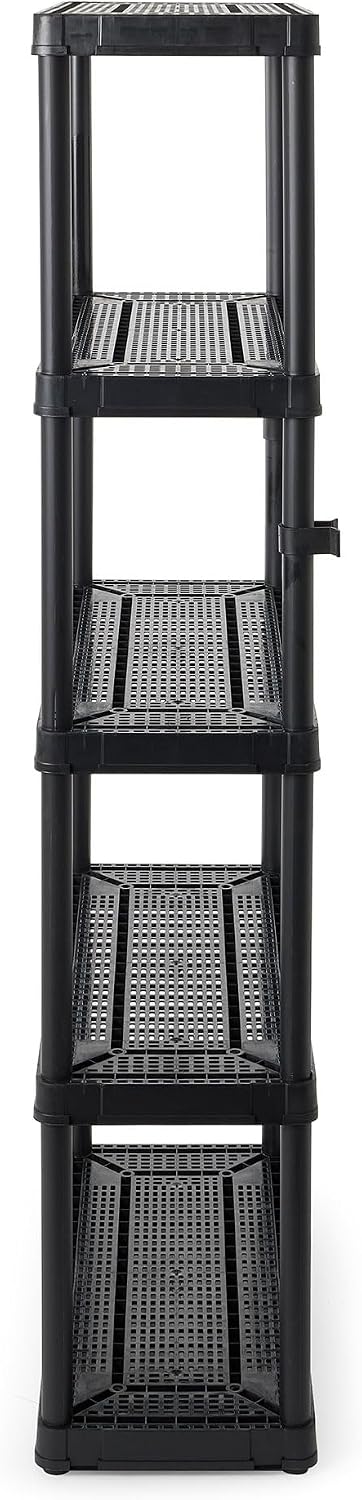Gracious Living 5 Shelf Fixed Height Ventilated Medium Duty Storage Unit