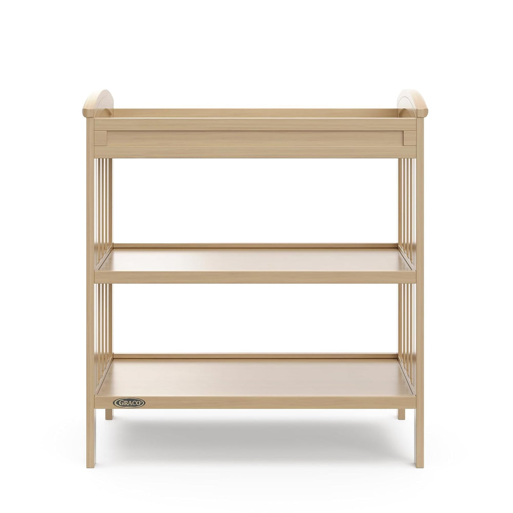 Graco Benton Changing Table with Water-Resistant Changing Pad, Driftwood