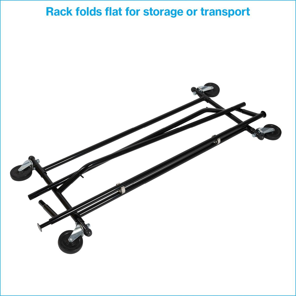 SSWBasics Rolling Collapsible Salesman Rack