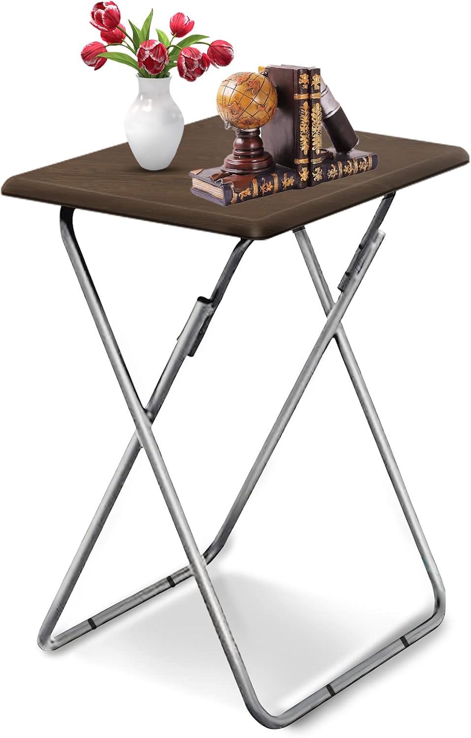 Garden 4 you 25In Portable Folding TV Tray Table on Bed & Sofa,TV Dinner ...