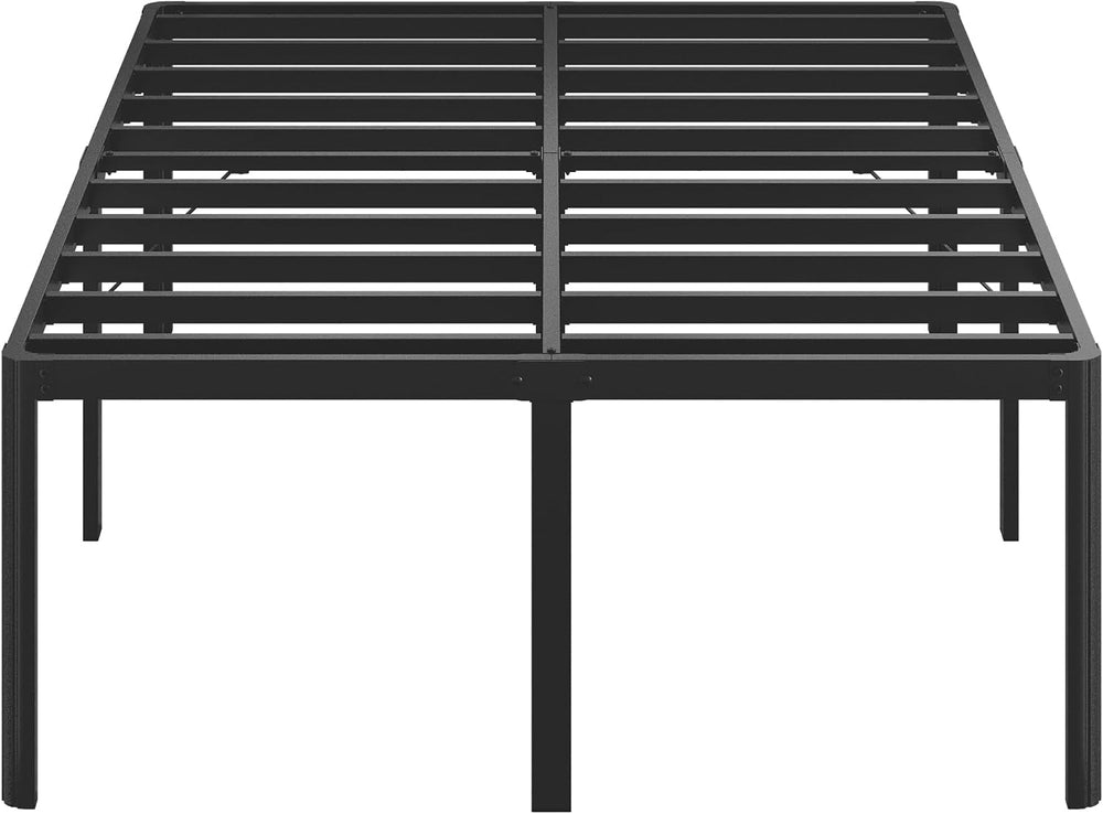 Lutown-Teen 25 Inch High Queen Bed Frame with Rounded Corner Legs, Heavy Duty...