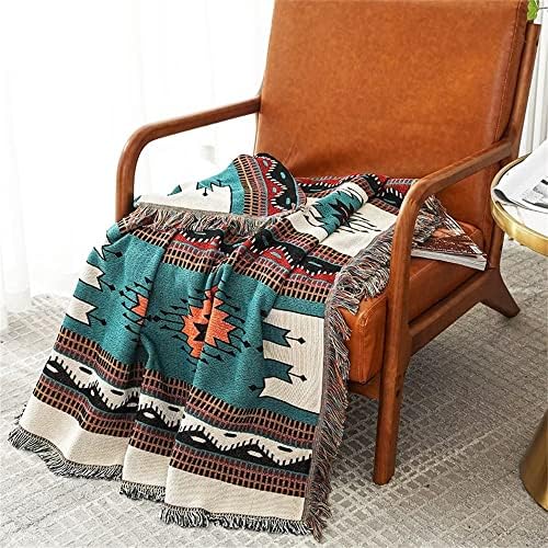Homesy Aztec Throw Blanket Native Southwestern Bed Blankets 51"x63"...