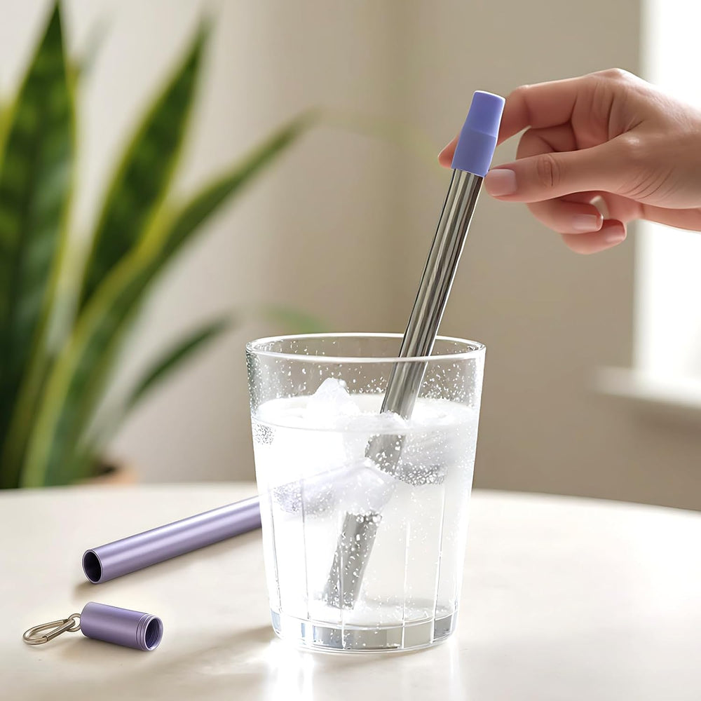Sursip Stainless Steel Water Filter Straws