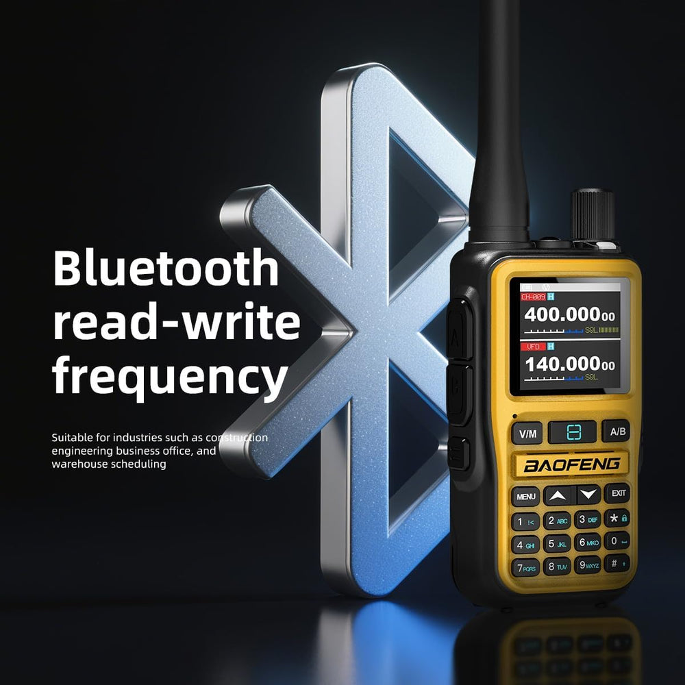 BAOFENG UV-5R Mini Ham Radio Long Range Handheld Two Way Radio, Bluetooth APP...