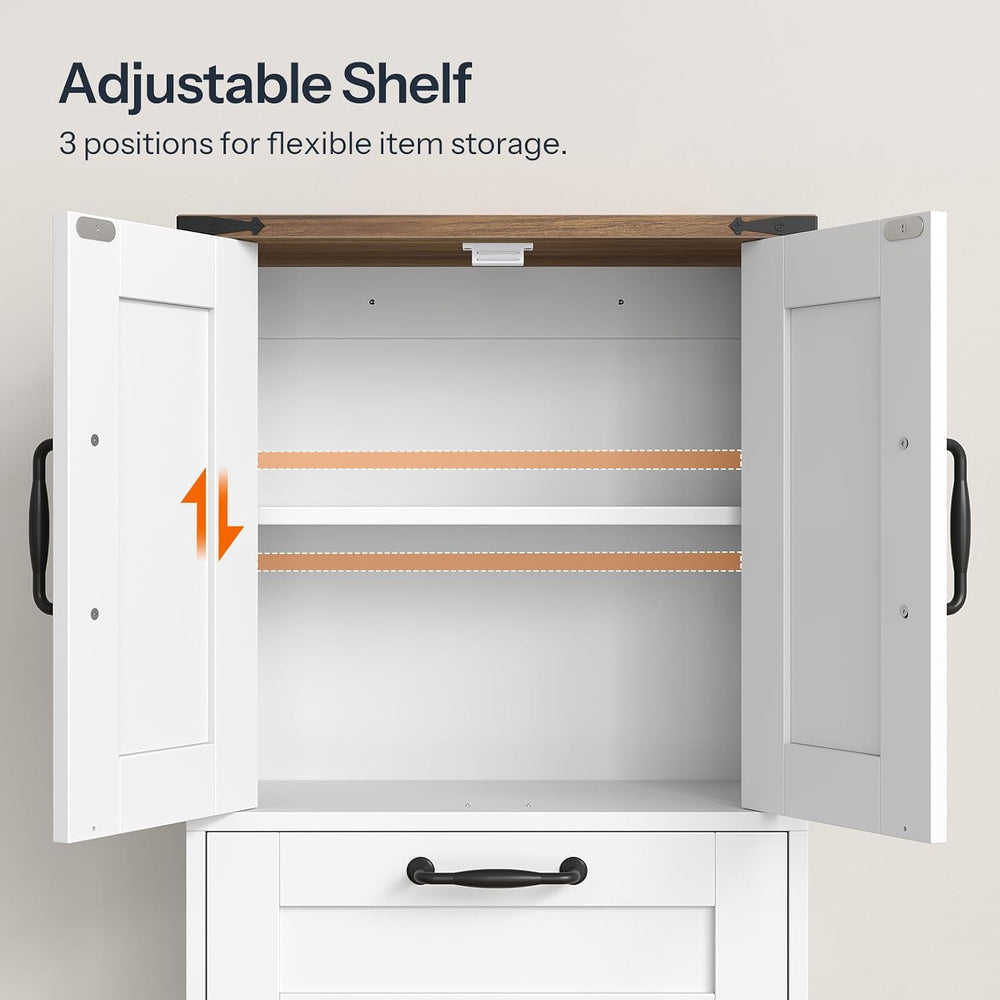 HOOBRO Farmhouse Wall Mounted Cabinet with Adjustable Shelf, Medicine Cabinet...