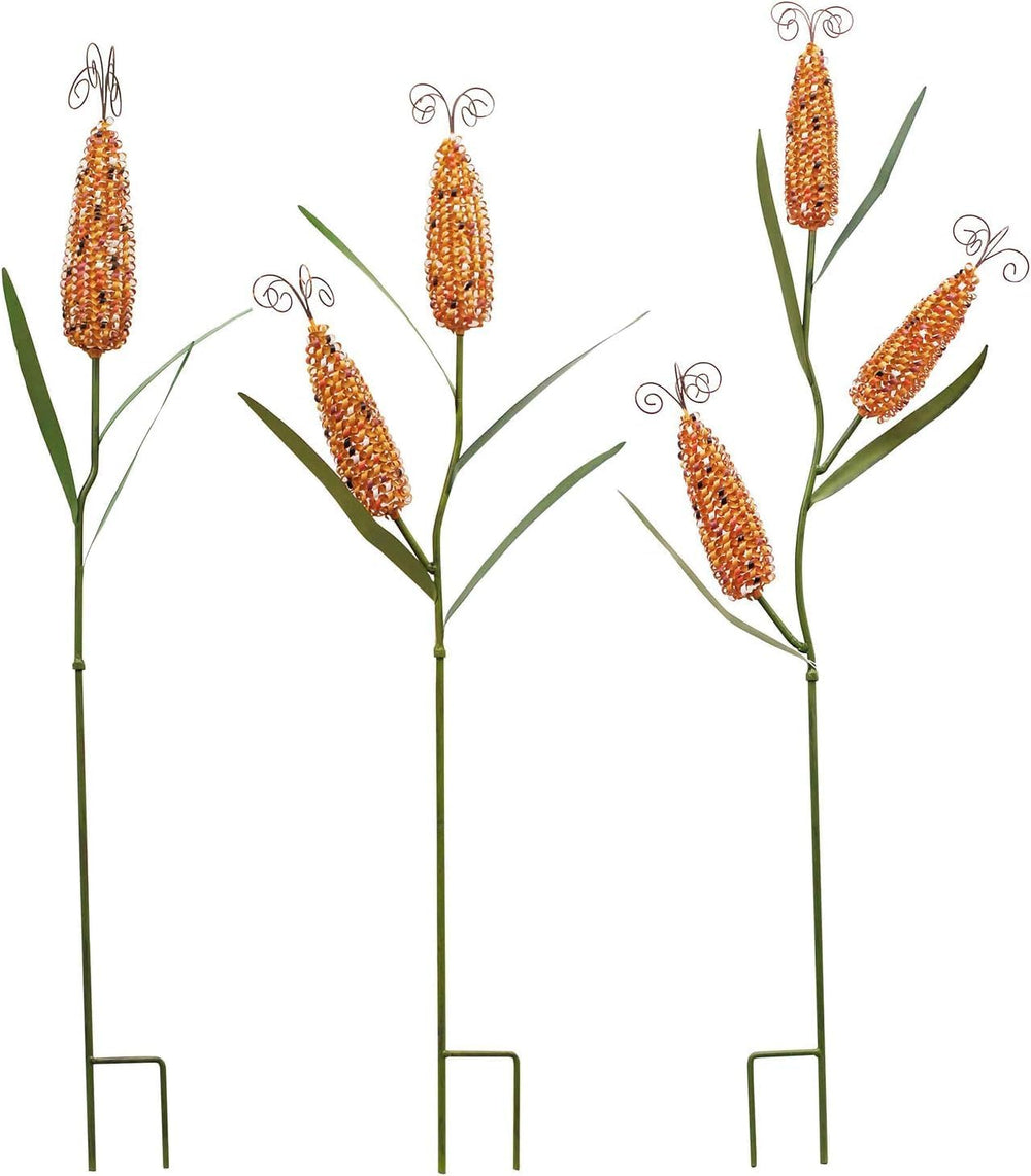 Corn Stalks Garden Stake Outdoor Fall Decor