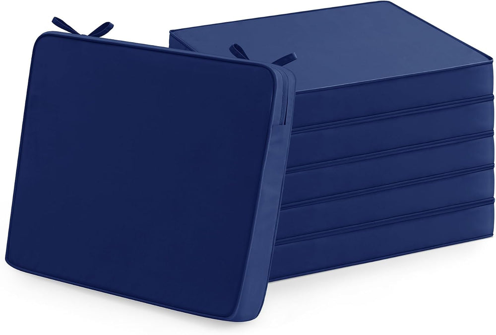 Summsun Outdoor Chair Cushions Set of 6: Waterproof & Fade Resistant Seat...