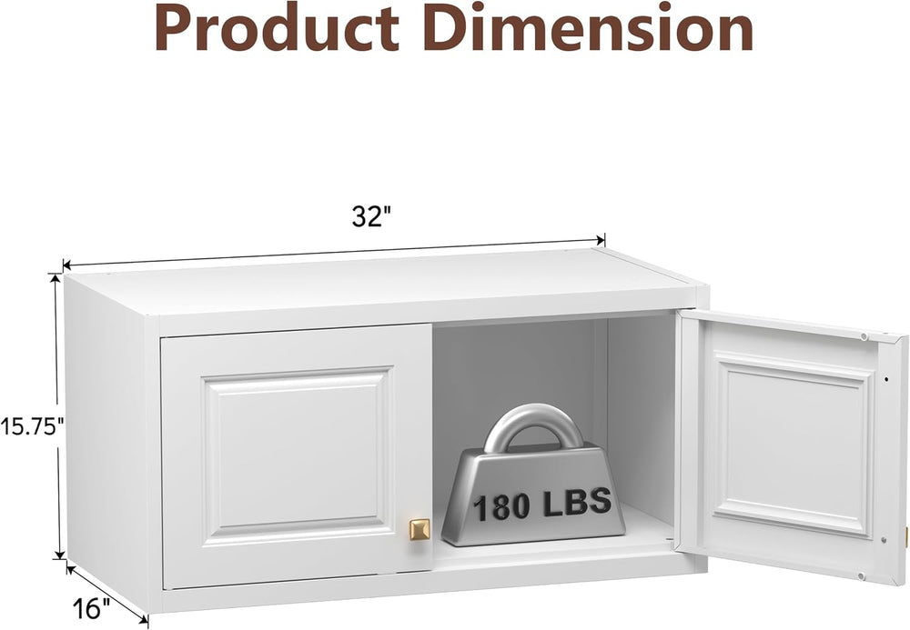 Polup Wall Cabinet with Doors,Pantry Cabinets for Kitchen Storage