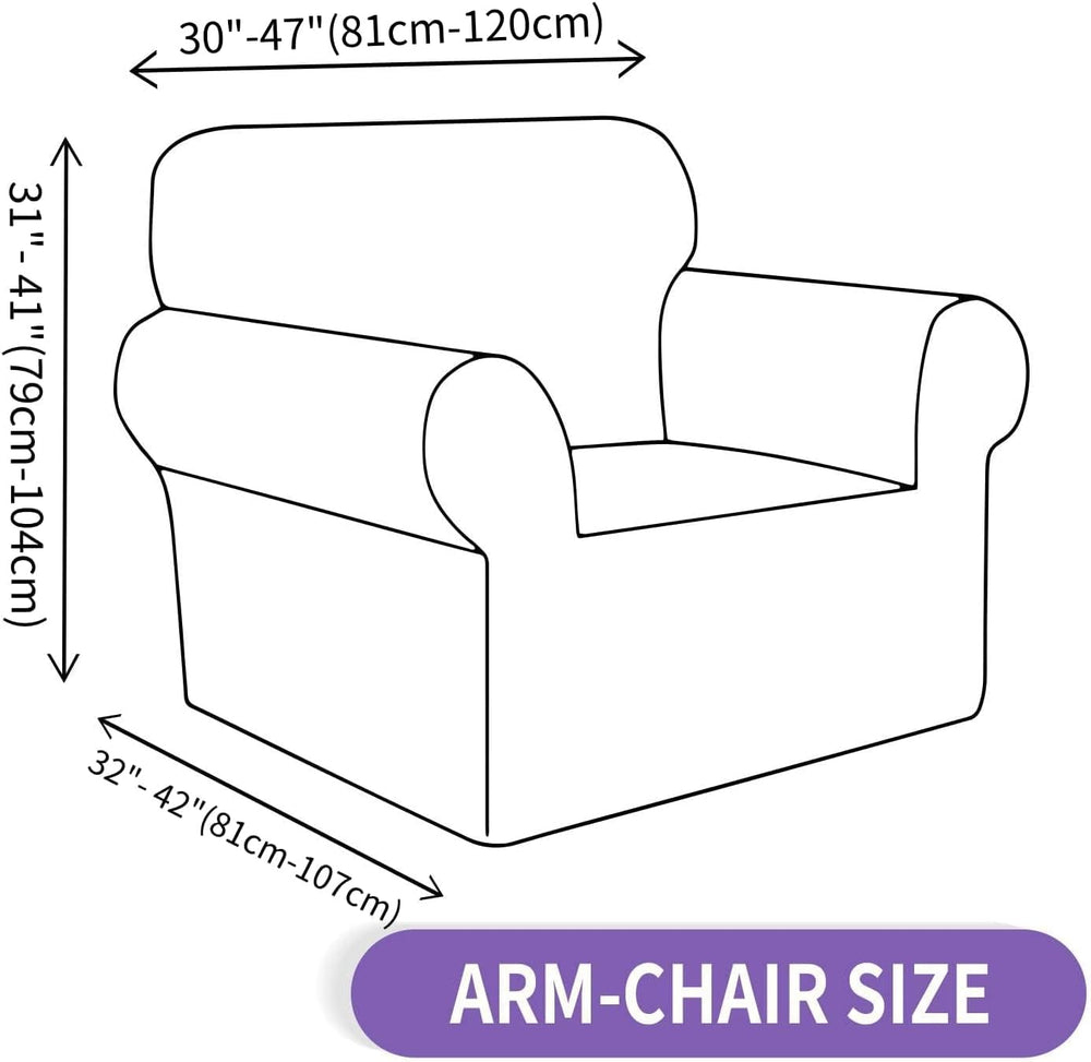 ZNSAYOTX Super Stretch Chair Slipcover Universal Sofa Chair Covers for Living...