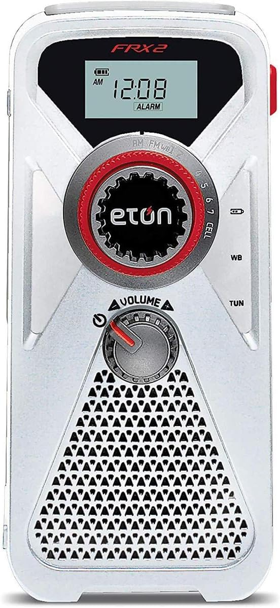 Eton American Red Cross FRX2 Hand Turbine AM/FM/NOAA Weather Radio with USB S...