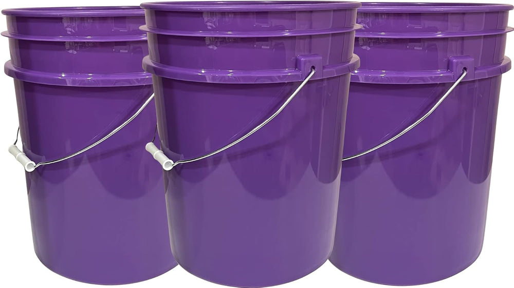 House Naturals 5 Gallon Purple Food Grade BPA Free, Made in USA, Plastic Buck...