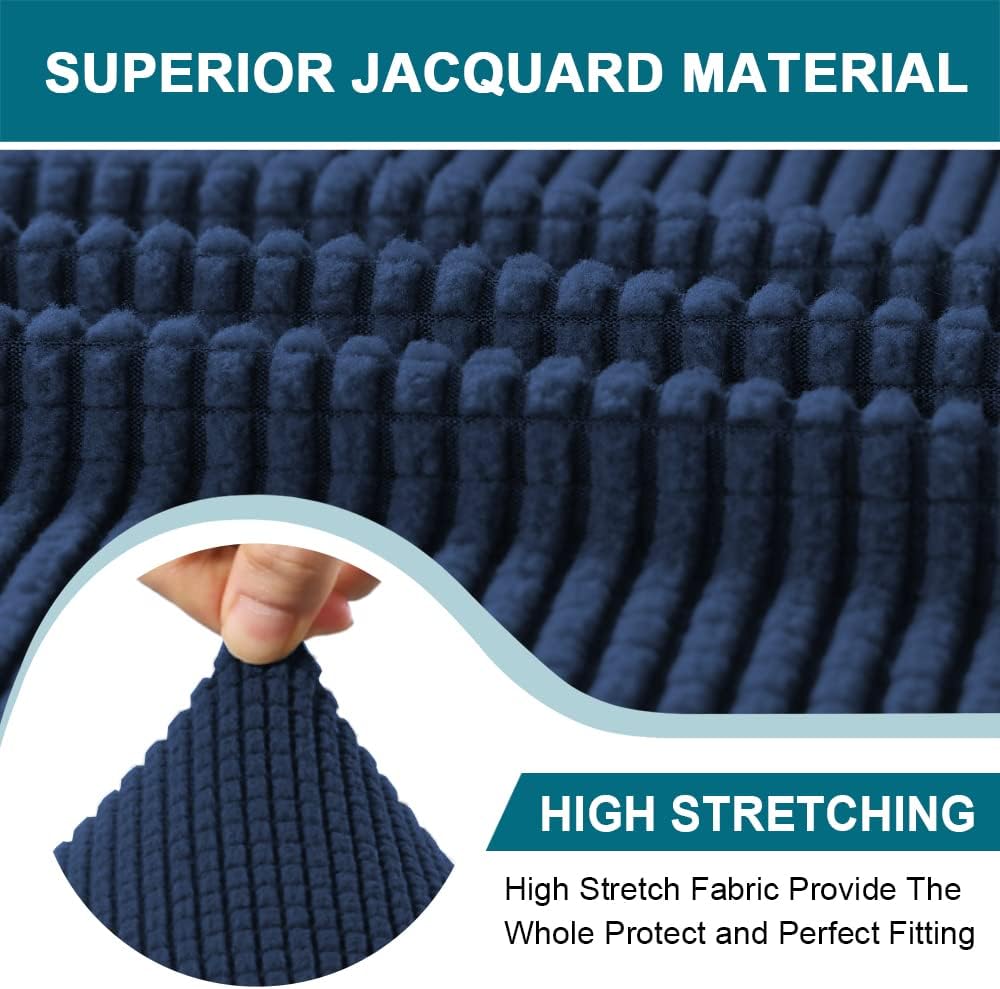 Turquoize T Cushion Chair Slipcover Armchair Slipcover for Living Room Stretc...