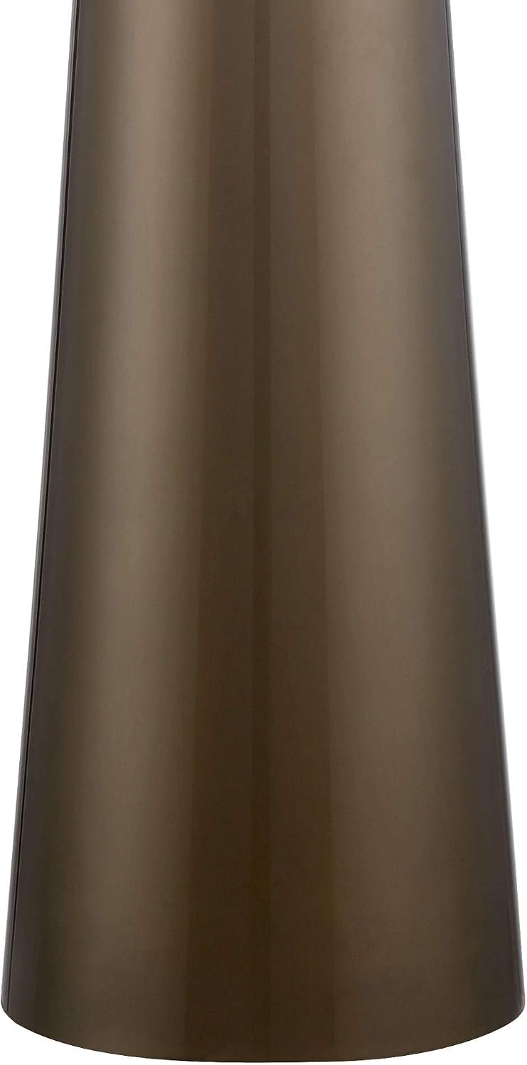 Possini Euro Design Karen 36" Large Table Lamp Dark Gold Glass Modern