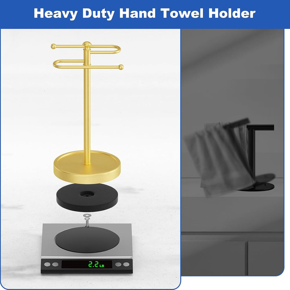 Hand Towel Holder, 304 Stainless Steel Heavy Duty S Shape Hand Towel Stand Fr...