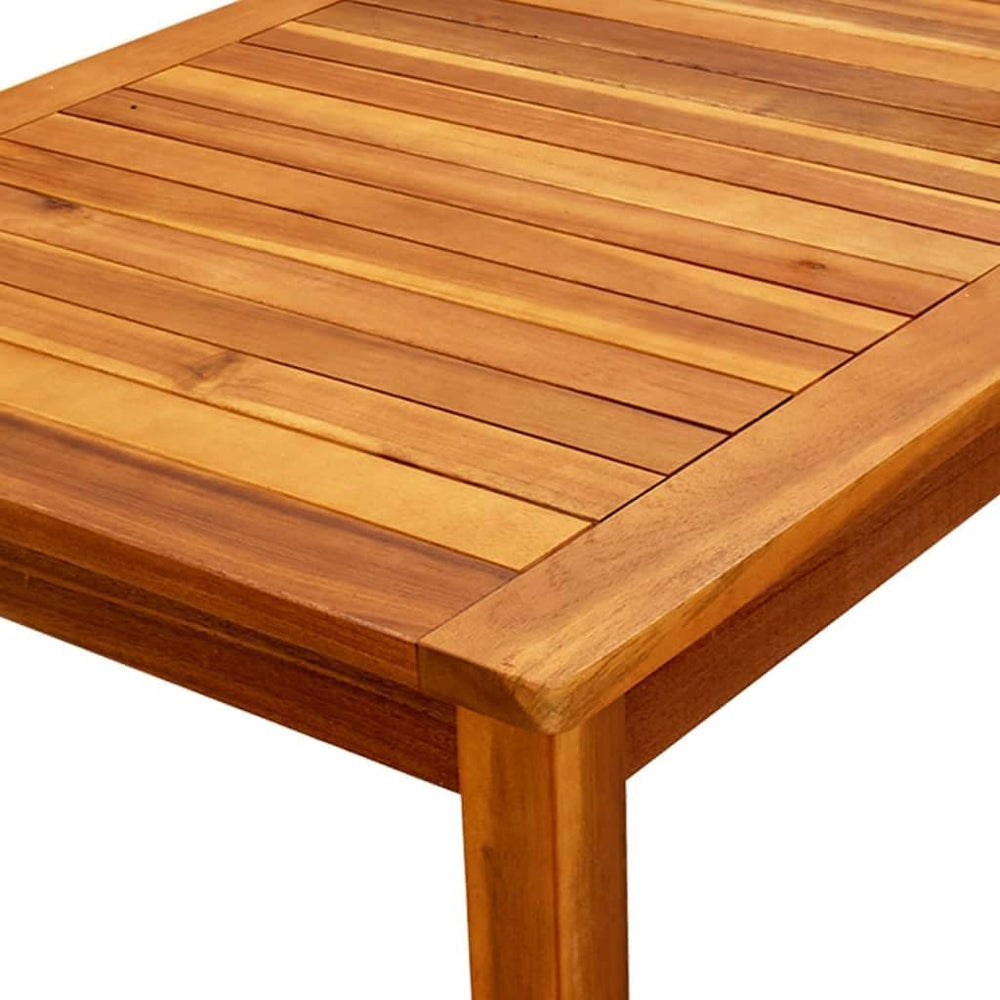 vidaXL Patio Coffee Table 43.3"x23.6"x17.7" Solid Acacia Wood