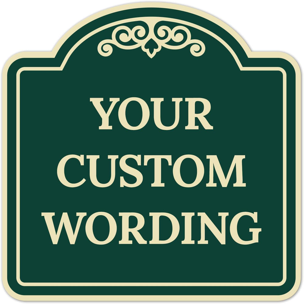 Custom Decorative Sign, Personalized Metal Sign for Business, Driveway, Home,...