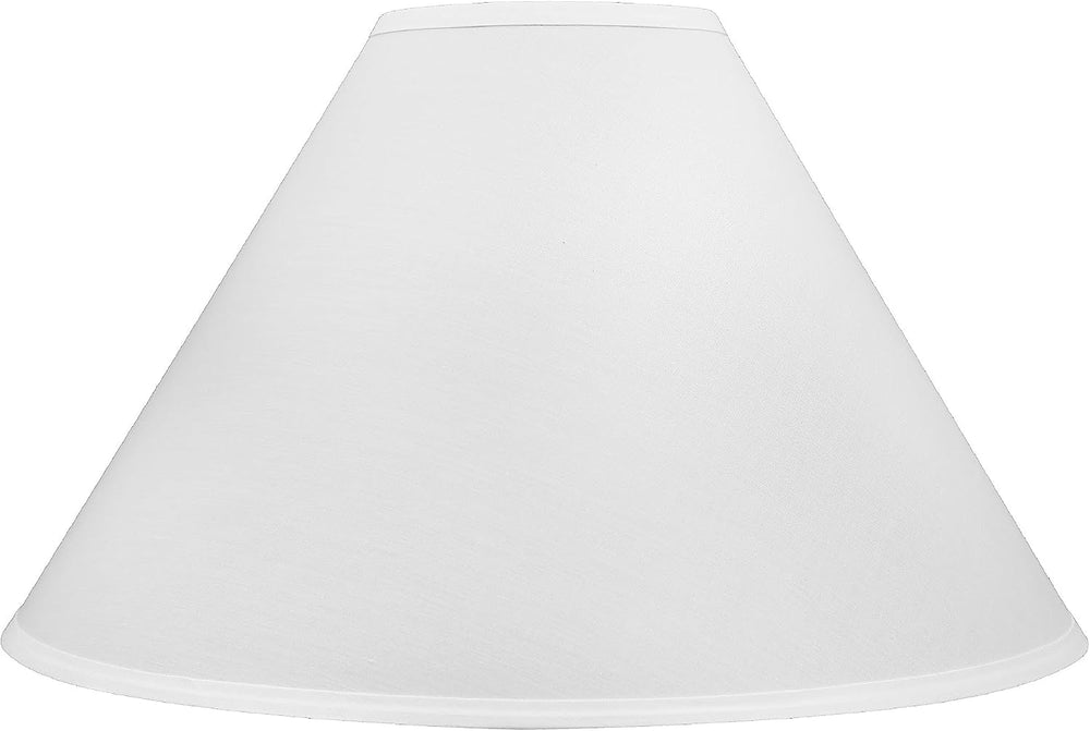 Aspen Creative 32206A Hardback Empire Spider Lamp Shade in White, 6" Top...