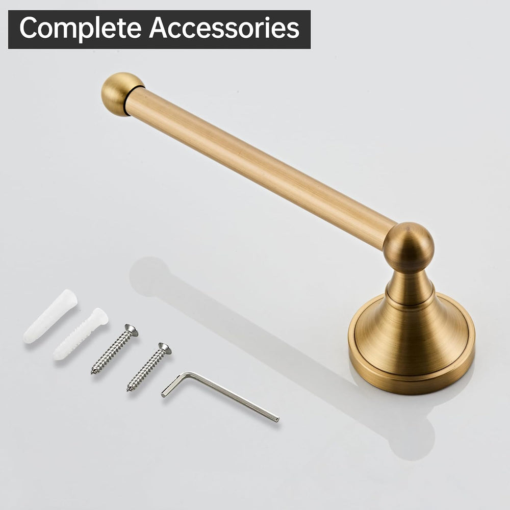 Brass Toilet Paper Holder Towel Ring, Antique Brass Towel Holder Toilet Paper...