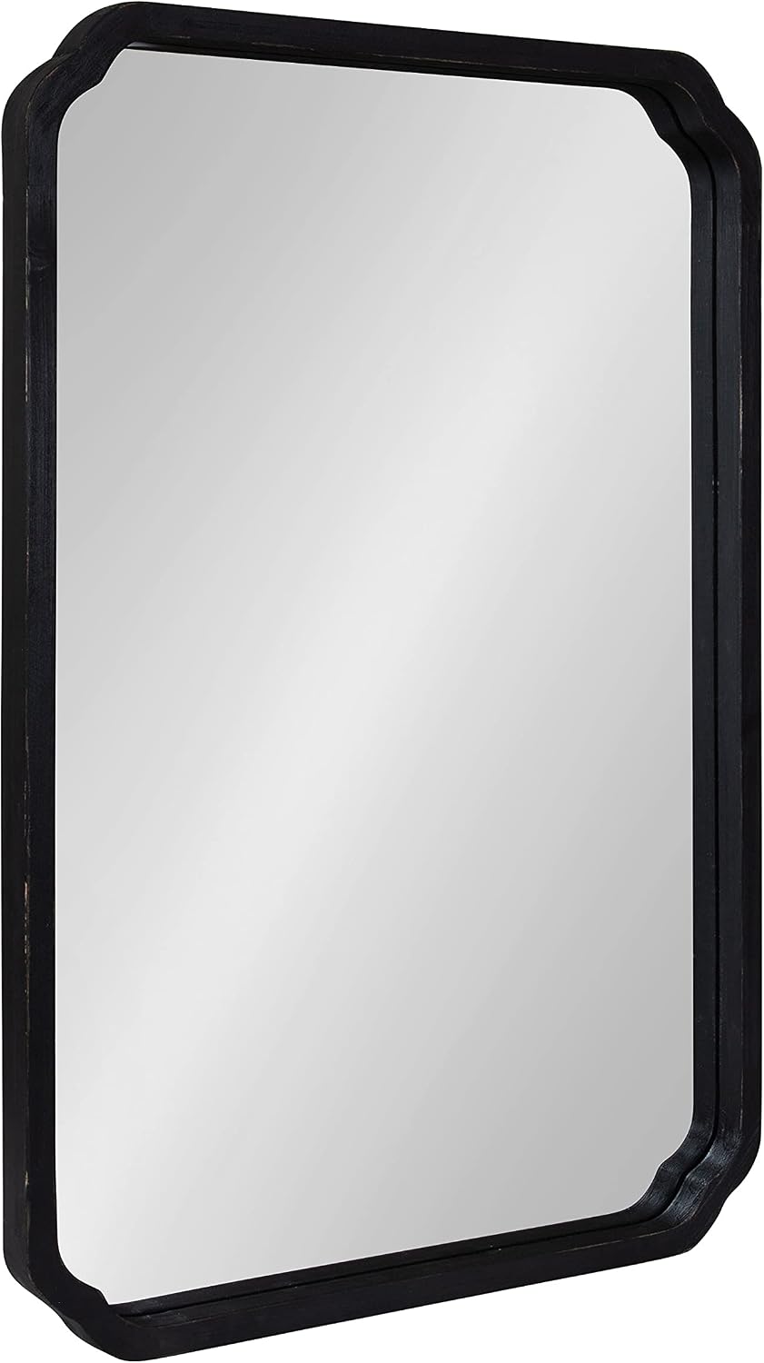 Kate and Laurel Marston Wood Framed Wall Mirror