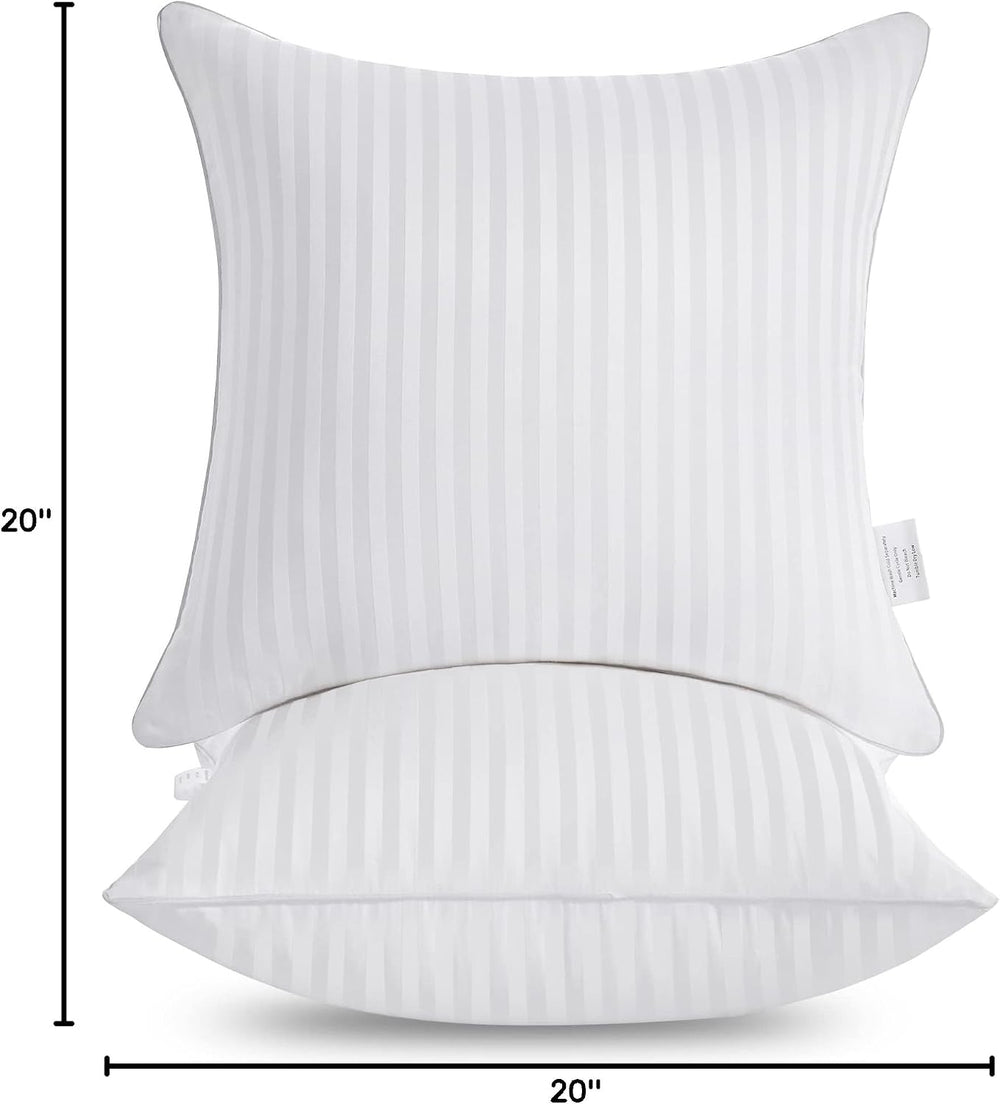 Oubonun 20 x 20 Throw Pillow Inserts Set of 2