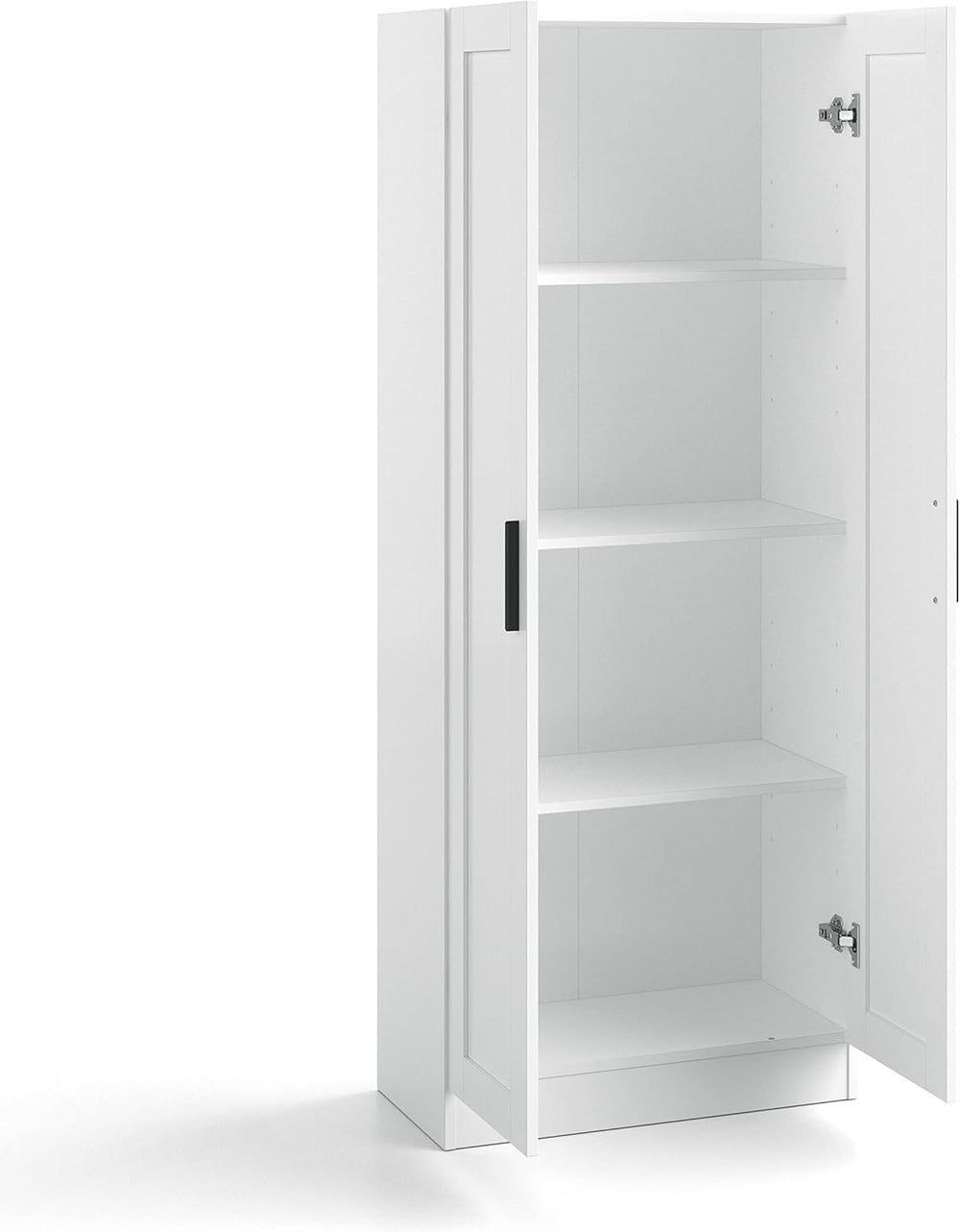 Panana Wooden Storage Cabinet, Narrow Pantry Cabinets Free Standing Tall Stor...